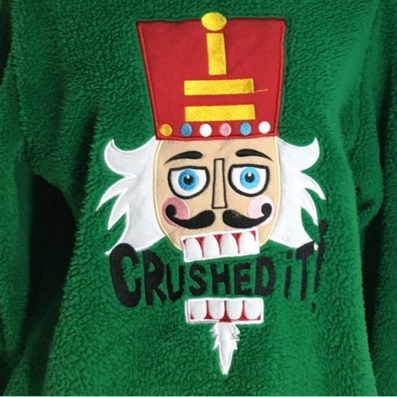 Nutcracker "Crushed It" Christmas Sweater XS - Picture 3 of 3